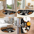 thumbnail image 7 of CURLYOOT Halloween Ghost Pumpkin Half Round Door Mat, Indoor Outdoor Entrance Rug, Trick or Treat Semi Circular Area Rug, Non Slip Washable Absorbent Doormat, Laundry Room Rug 24'' x 36'', 7 of 7