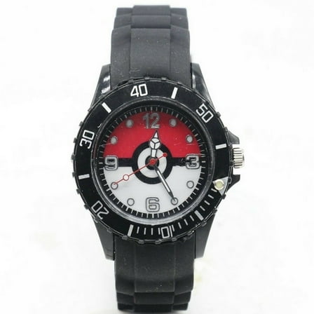 Pokemon Pokeball Silicone Band Wrist Watch