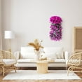 thumbnail image 4 of Flores artificiales colgantes, 2,7 pies de rosa para decoración del hogar, habitación, jardín, boda, interior y exterior (rosa intenso), 4 of 5