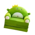 thumbnail image 4 of Sofá plegable para niños, sofá cama para niños, portátil, con dibujos animados, reclinable, decoración para guarderías, cómodo, pequeño para niñas y Dinosaurio, 4 of 8