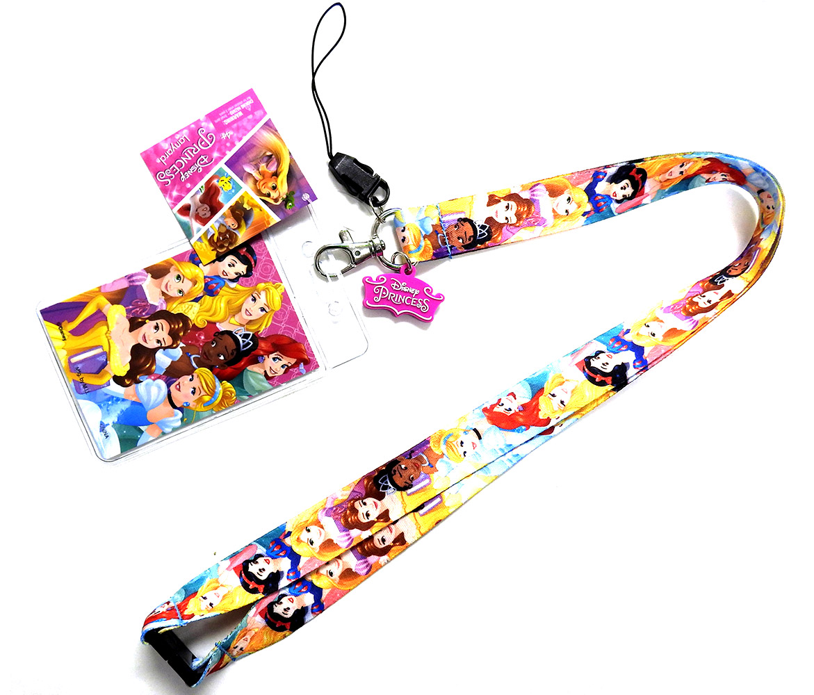 Novelty Character Accessories Disney Princess Multicolor Lanyard with