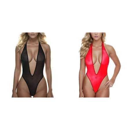 2-Pack Fashion Lace Lingerie Fishing Net Lace Lingerie Set Underwear Sleepwear Steel Ring Pajamas Garter Lace Bras for Women Set Brief Men Lace Garter Set with Stockings My Package Underwear