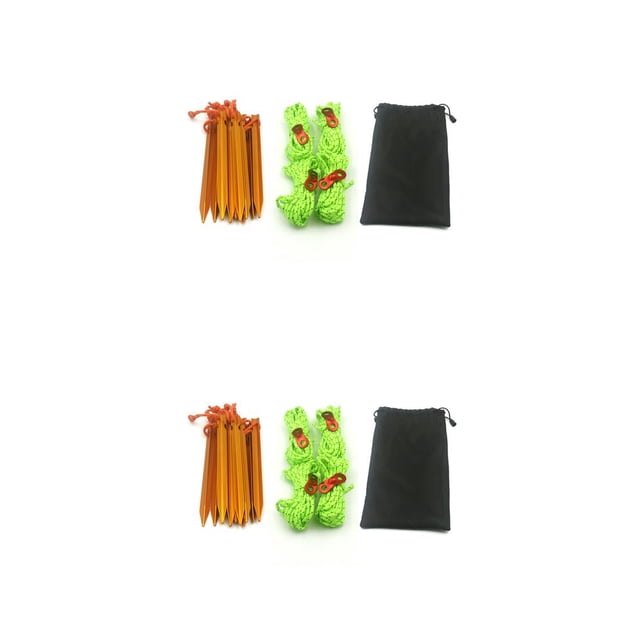 Eigraketly Cuerda reflectante para tienda, juego de cuerdas para toldo, cuerdas de viento resistentes al desgaste, amarillo Type2 NO2