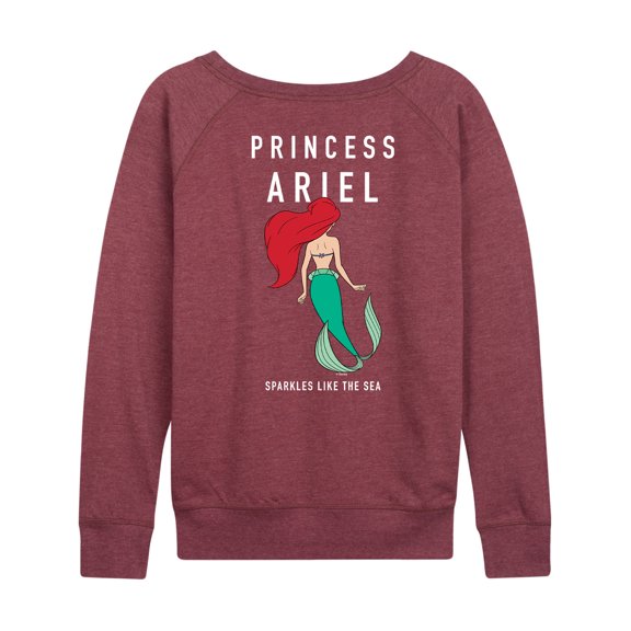 Disney Princess - Princess Ariel - Women's Lightweight French Terry Long Sleeve Shirt