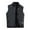 AG141# Dark Gray, variant on Male Solid Color Plus Size Vest Coat Stand Collar Coat Sleeveless Zipper Fly Pocket Coat Vest Casual Outdoor Comfort Daily Wear