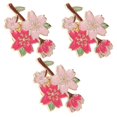 thumbnail image 1 of Cute Cherry Blossom Pin Metal Brooch Pin for Bags and Clothes 3Pcs, 1 of 4