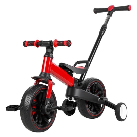 6 in 1 Balance Bike with Push Handle for Toddler 2-5 Years Old