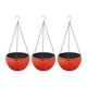 thumbnail image 1 of Bewildely 3 piezas macetas para plantas colgantes naranja S, 1 of 6