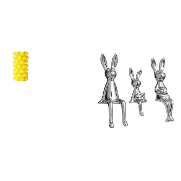 Jarrón de flores,Jarrón de flores para decoración del hogar,adorno de mesa de porcelana,Jarrón geométrico creativo para decoración de escritorio de oficina,Escultura de figura,Estatua