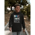 thumbnail image 2 of Make Some Noise, Drum Hoodie Juniors -Image by Shutterstock,  Small, 2 of 4