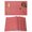 Coral Red, variant on Vintage Fruit Green Placemats Set of 8, Farmhouse Retro Solid Color Linen Texture Placemats for Dining Table, Place Mats for Kitchen Tabletop, Waterproof Wipeable Dining Table Mats Set