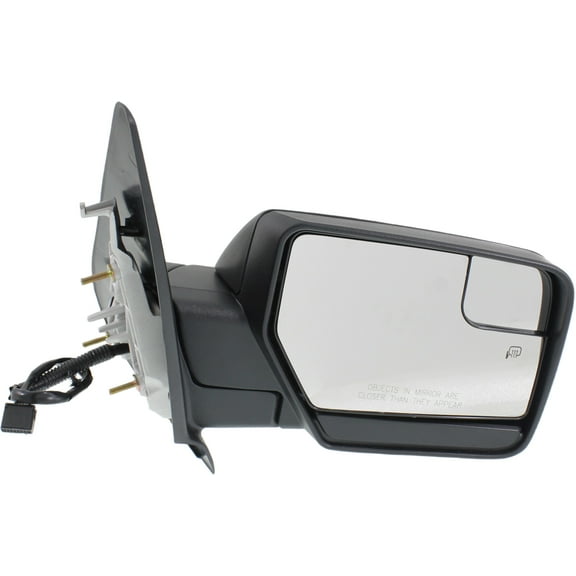 MIRROR Compatible For 2007-2017 Ford Expedition Right Passenger Heated Power Glass Textured Black