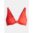 thumbnail image 3 of No Boundaries Valentine's Day Chiffon Bra, Women's, 3 of 4