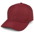 thumbnail image 5 of Daxton Premium Mid Profile Hat Semi Curved Visor Structured Cap 3 Pack - Black,Red,Pink, 5 of 5