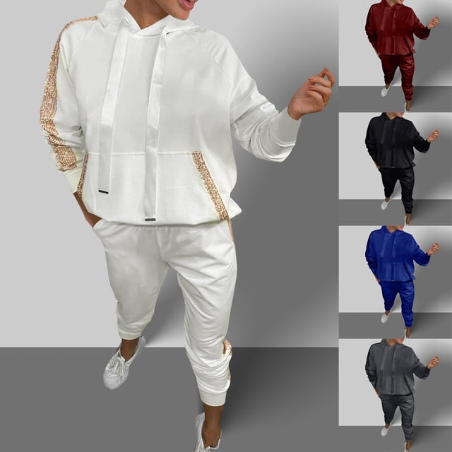 Sentmoon Pantalons de Pyjama pour Femmes Grande Taille Taille Haute Jambes Larges avec Imprimé Thermique Extensible Pantalons Amples Automne pour Sorties Décontractées