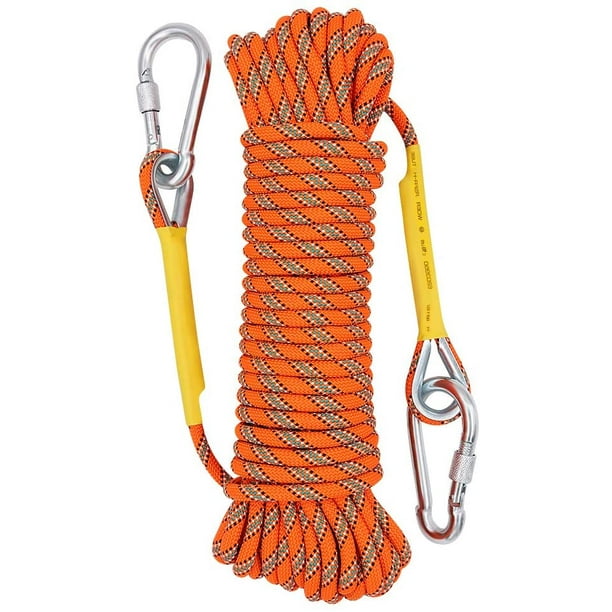 Outdoor Climbing Rope 10M(32ft) 20M(64ft) 30M(96ft) 50M(160ft) 70M(230ft)  152M(500FT) 352M(1000FT) Static Rock Climbing Rope for Escape Rope Ice  Climbing Equipment Fire Rescue Parachute 