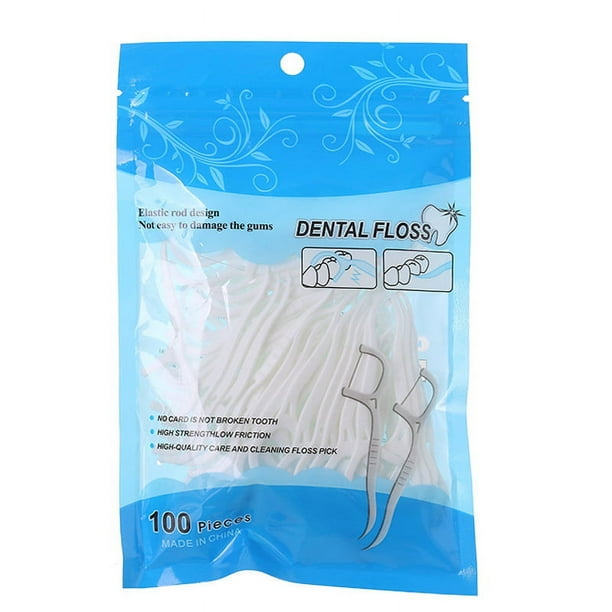 Hilo dental para el cuidado bucal, caja grande de 50 unidades, hilo dental desechable para limpieza, caja de hilo dental