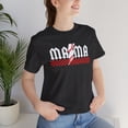 thumbnail image 5 of Baseball Retro Mama Rocker Sports Checkerboard Shirt, 5 of 5