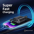 thumbnail image 2 of Swayvoo retractable Car Charger 4-in-1 Fast USB C Car Phone Charger Adapter with Type C Car Charger & Apple Cords, USBC Car Charger Compatible with iPhone 17/16/15/14/13/12/11, Galaxy & Pixel, 2 of 9