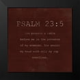 thumbnail image 2 of Villa, Milli 12x12 Black Modern Framed Museum Art Print Titled - Psalm 235 Fall Farm, 2 of 5