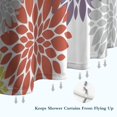 thumbnail image 6 of Yellow Floral and Petal Pattern Shower Curtain 72"x72" ,Bathroom Decorative Shower Curtains Set with 12 Hooks,Modern Waterproof Washable Shower Curtain, 6 of 6