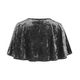 thumbnail image 5 of ZToonmas Women Medieval Gothic Hooded Coat Long Zip up Velvet Cardigan Renaissance Halloween Role Play Top, 5 of 8