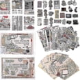 thumbnail image 1 of 400pcs Scrapbooking Supplies Journaling Vintage Adhesive Scrapbook Washi Stickers For Album Art Craft, 1 of 4