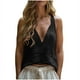 thumbnail image 3 of Camisa para mujer,Camiseta holgada con cuello en V para mujer, blusa informal de manga larga, mezcla de algodón y lino, largo regular para uso diario, sopatenor, 3 of 8