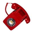 thumbnail image 1 of Maytalsory Téléphone Fixe Rétro Mural Type Vert Téléphone Filaire Affaires Rouge 22x14.5x9CM, 1 of 6