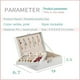 thumbnail image 5 of Organizador de caja de joyería Estuche de almacenamiento de cuero PU con cerradura de 2 capas | Gran capacidad con compartimentos extraíbles | Forro flocado | Pendiente Collar Porta Anillos, 5 of 5