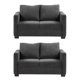 thumbnail image 1 of Sala 2-2 TRINITY Gales ( 2 piezas Love Seat ) Gris Carbón, 1 of 8