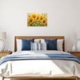 thumbnail image 3 of ZHONGYUTONG Sunflower Pictures Wall Decor Yellow Floral Wall Art for Kitchen Bathroom Blossom Sunflower Canvas Painting Farmhouse Bedroom Home Decor Frame (28.00" x 42.00"), 3 of 6