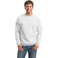 thumbnail image 3 of Hanes Chandail à Col Rond pour Adulte en Coton Ultime, TTG, Blanc, 3 of 6