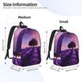 thumbnail image 2 of Fotbe Lavender Field Sunset Mochila de Lona con Estampado, Mochila Duradera, Mochila Versátil de Alta Calidad, Mochila Compacta Vintage-Small, 2 of 5