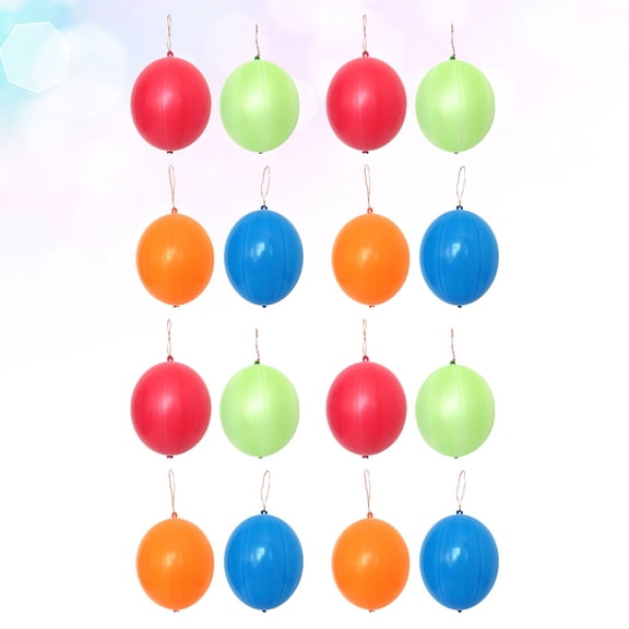 Raindrops 30Pcs Punch Balloons Assorted Color Latex Party Supplies Birthday Party Favors 8.7x3.1x0.04in