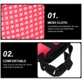 thumbnail image 3 of SHISUYAN 4Pcs Rabbit Hamster Cool Mesh Vest Harness with Leash for Outdoor Walking, 3 of 8