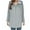 Gray, variant on BangWanChi Womens Coats with Hood Women's Winter New Solid Color Hoodie Mid-Length Zipper Cardigan Jacket Long Sleeve Top