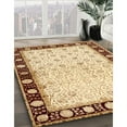 thumbnail image 2 of Ahgly Company Indoor Rectangle Traditional Brown Gold Persian Area Rugs, 5' x 7', 2 of 6