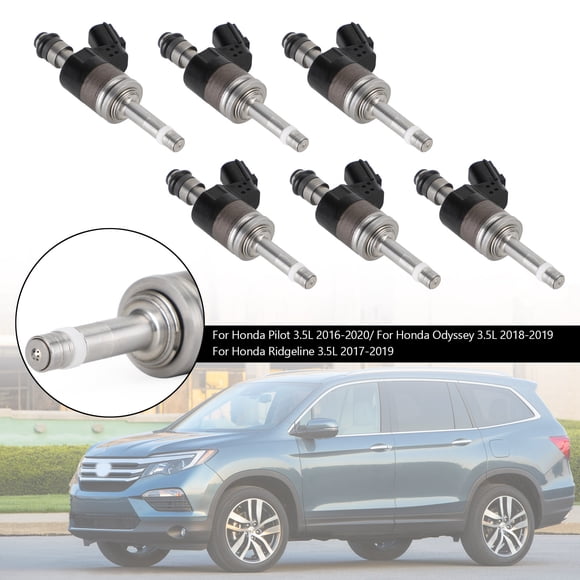 6PCS Fuel Injectors 16010-RLV-315 For Honda Pilot/Odyssey/Ridgeline 3.5L V6