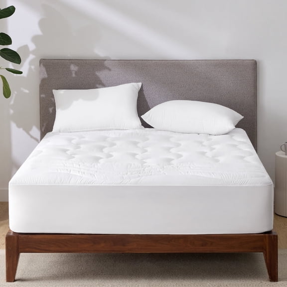 U by Bedsure Queen Size Mattress Pad Thick Down Alternative Mattress Protector, Soft Quilted Fitted Bug Proof Mattress Cover Topper Fits 8" to 21"