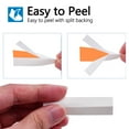 thumbnail image 4 of NineLeaf Compatible for Brother P-touch TZe-635 TZe635 TZ-635 TZ635 12mm 1/2'' White on Orange Laminated TZe TZ Label Tape 0.47" x 26.2ft, 4 of 7
