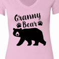 thumbnail image 4 of Inktastic Granny Bear in Black Women's V-Neck T-Shirt, 4 of 5