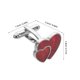 thumbnail image 2 of FOMIYES 1Par Love Cufflinks Metal Para Fiesta Y Formal, 2 of 8