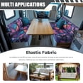 thumbnail image 3 of HELLHERO Polyester Fabric RV Dining Chair Seat Covers Compatible with Camper Car Bench, RV Dinette Cushion Covers for RV Sofa, Butterfly and Floral, 3 of 8
