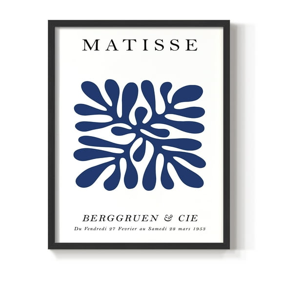 Matisse CCCI in Black Solid Wood 8 x 10 Framed Print