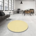 thumbnail image 4 of Ahgly Company Machine Washable Indoor Rectangle Contemporary Mustard Yellow Area Rugs, 3' x 5', 4 of 7
