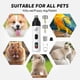 thumbnail image 4 of Heusom Silent Groom Pro Nail Grinder, USB Rechargeable Nail Grinder For Dogs, 2-Pack Dog Nail Trimmers, 4 of 5