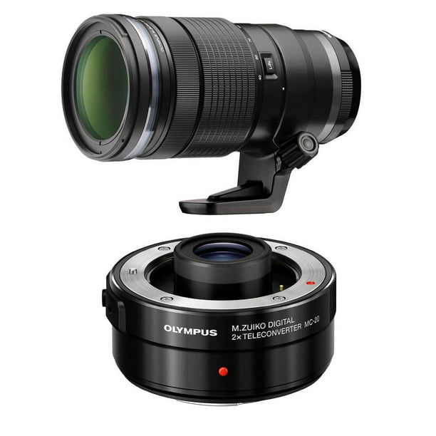 Olympus M. Zuiko Digital ED 40-150mm F2.8 Pro Lens, Black for Micro Four  Thirds System - with Olympus MC-20 2x Teleconverter