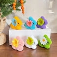 thumbnail image 5 of Spring Faux Moss Bunny Easter Decor, 2.6'' Easter Bunny Figurines with Daisy, Flocked Bunny Easter Decorations for Home Colorful Rabbit Decor Easter Party Favors Gifts Easter Basket Stuffers, Blue, 5 of 9