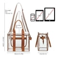 thumbnail image 4 of Bolsa de mano transparente para mujer aprobada por el estadio, 4 of 8